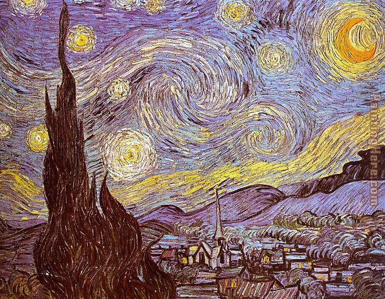 Vincent van Gogh The Starry Night Saint-Remy